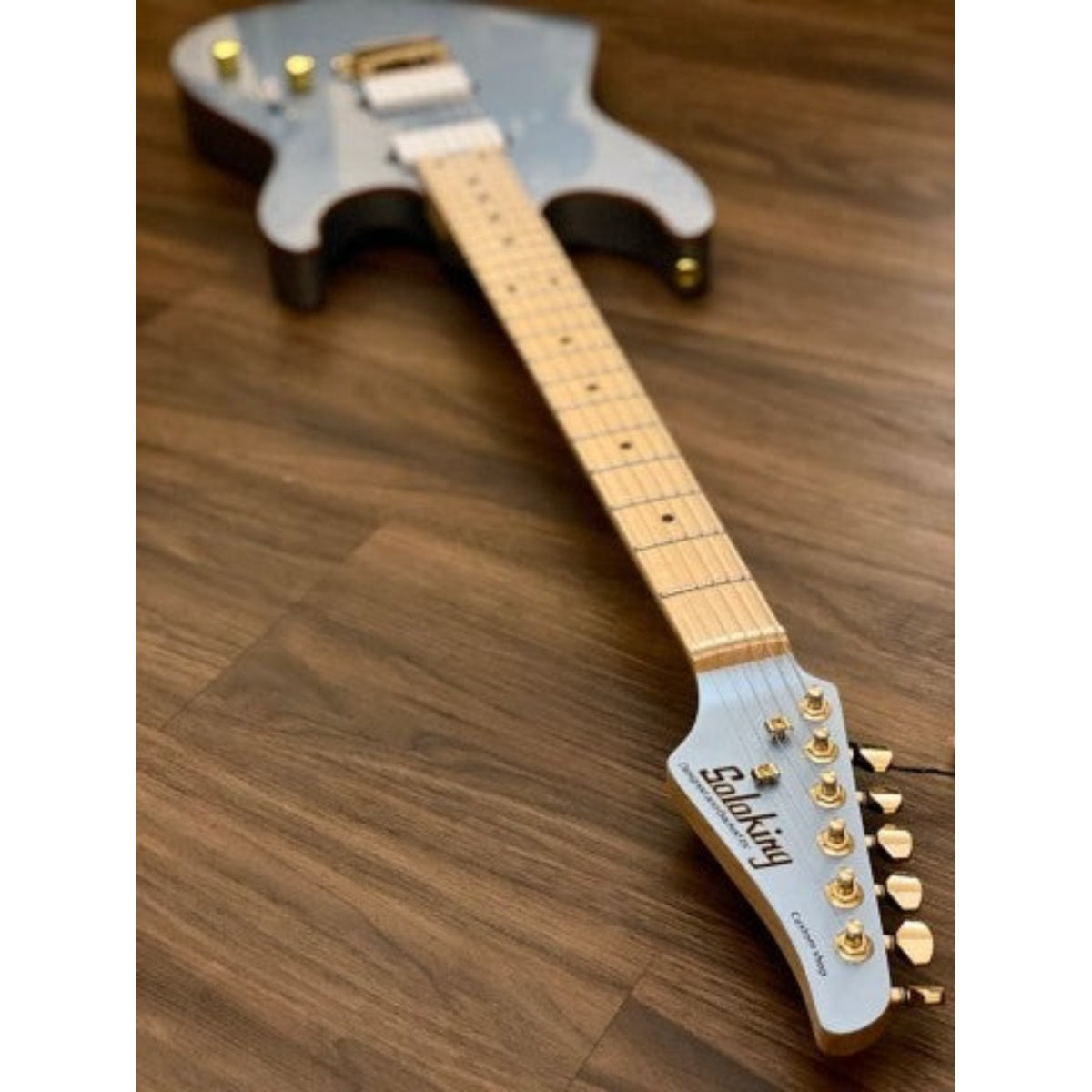 Đàn Guitar Điện Soloking MS1 Custom 24 HH Flat Top, Sonic Gray Nafiri Music Special Run