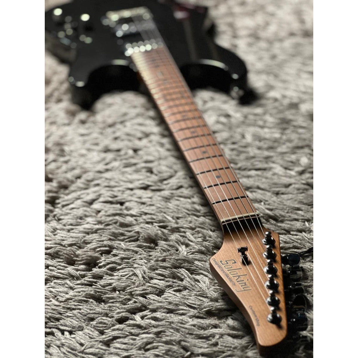 Đàn Guitar Điện Soloking MS1 Custom 24 HH MKII, Black Metallic