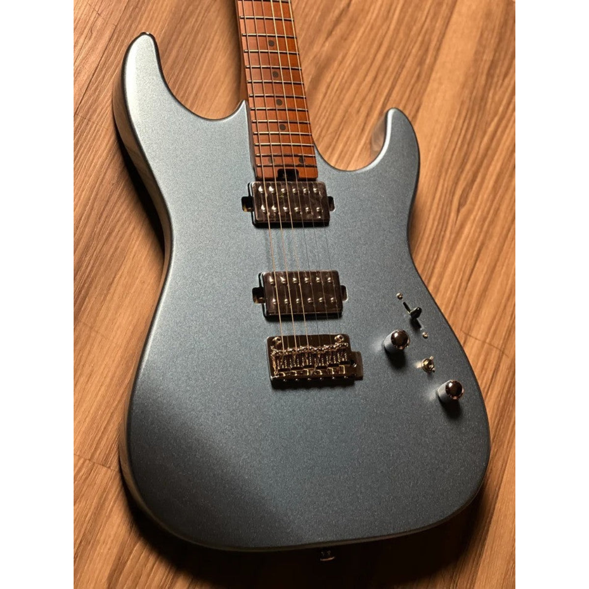 Đàn Guitar Điện Soloking MS1 Custom 24 HH MKII, Ice Blue Metallic