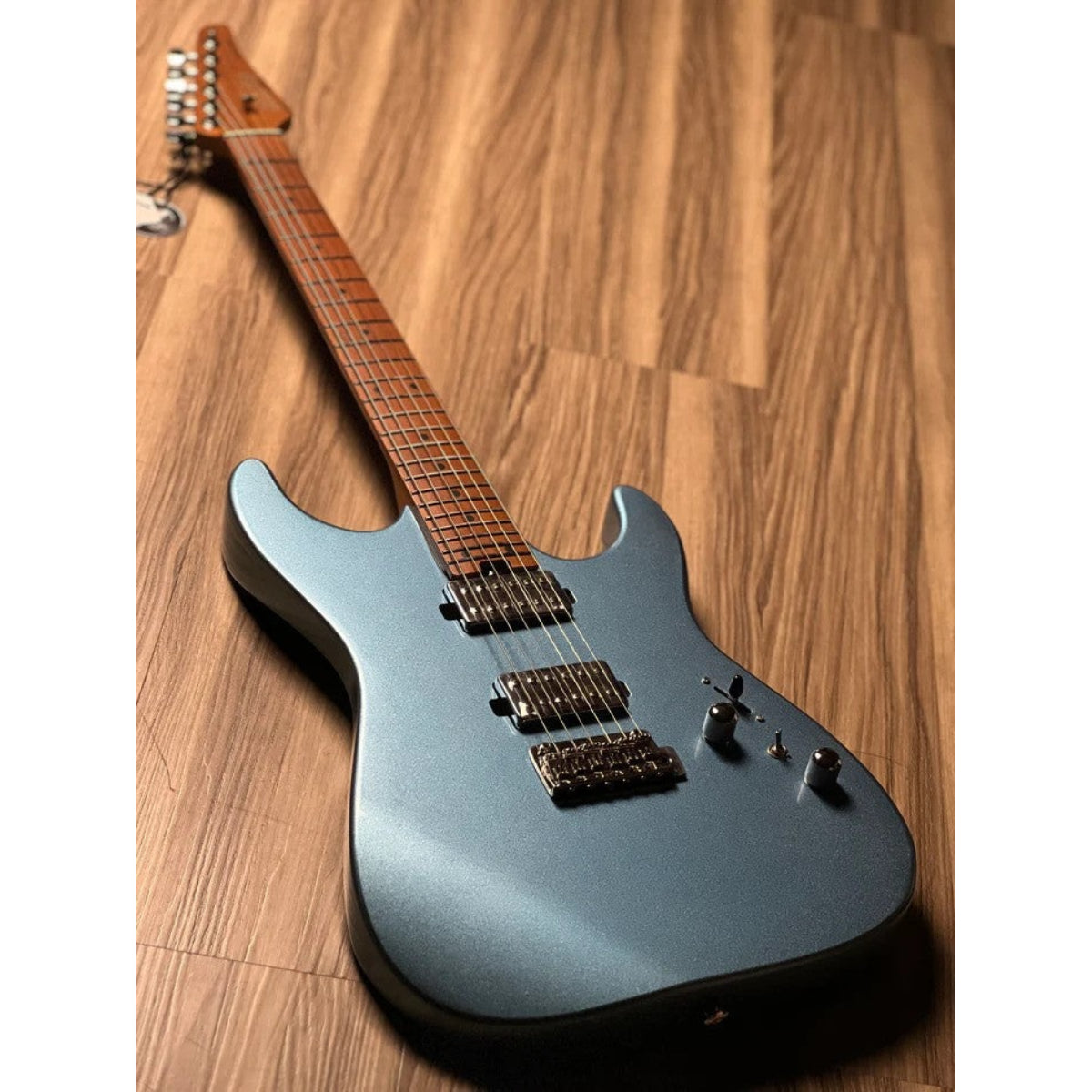 Đàn Guitar Điện Soloking MS1 Custom 24 HH MKII, Ice Blue Metallic