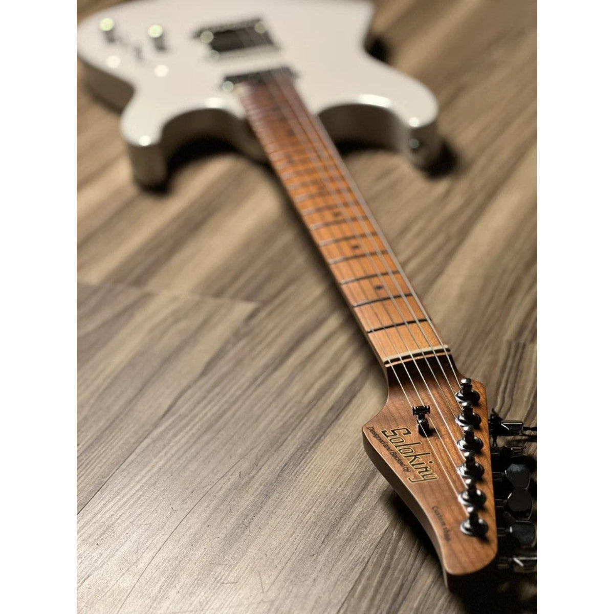 Đàn Guitar Điện Soloking MS1 Custom 24 HH MKII, Pearl White Metallic