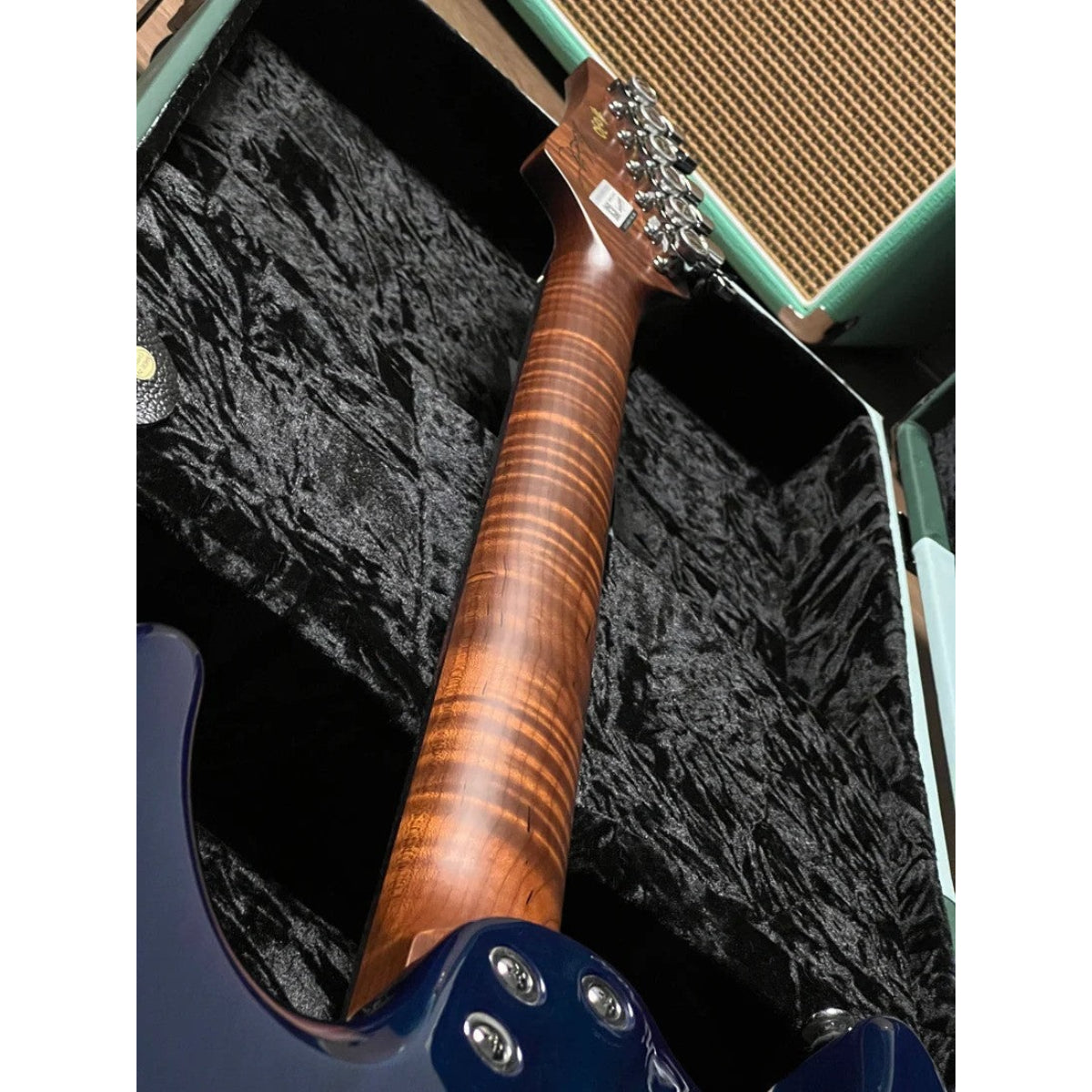 Đàn Guitar Điện Soloking MS1 Custom 24 HH Thinline Elite, Turquoise Wakesurf Limited Edition, Hardshell Case