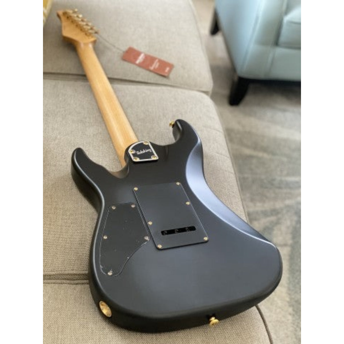 Đàn Guitar Điện Soloking MS1 Custom 24 HH, Roasted Maple Neck, Alder Body, Satin Black Beauty Matte