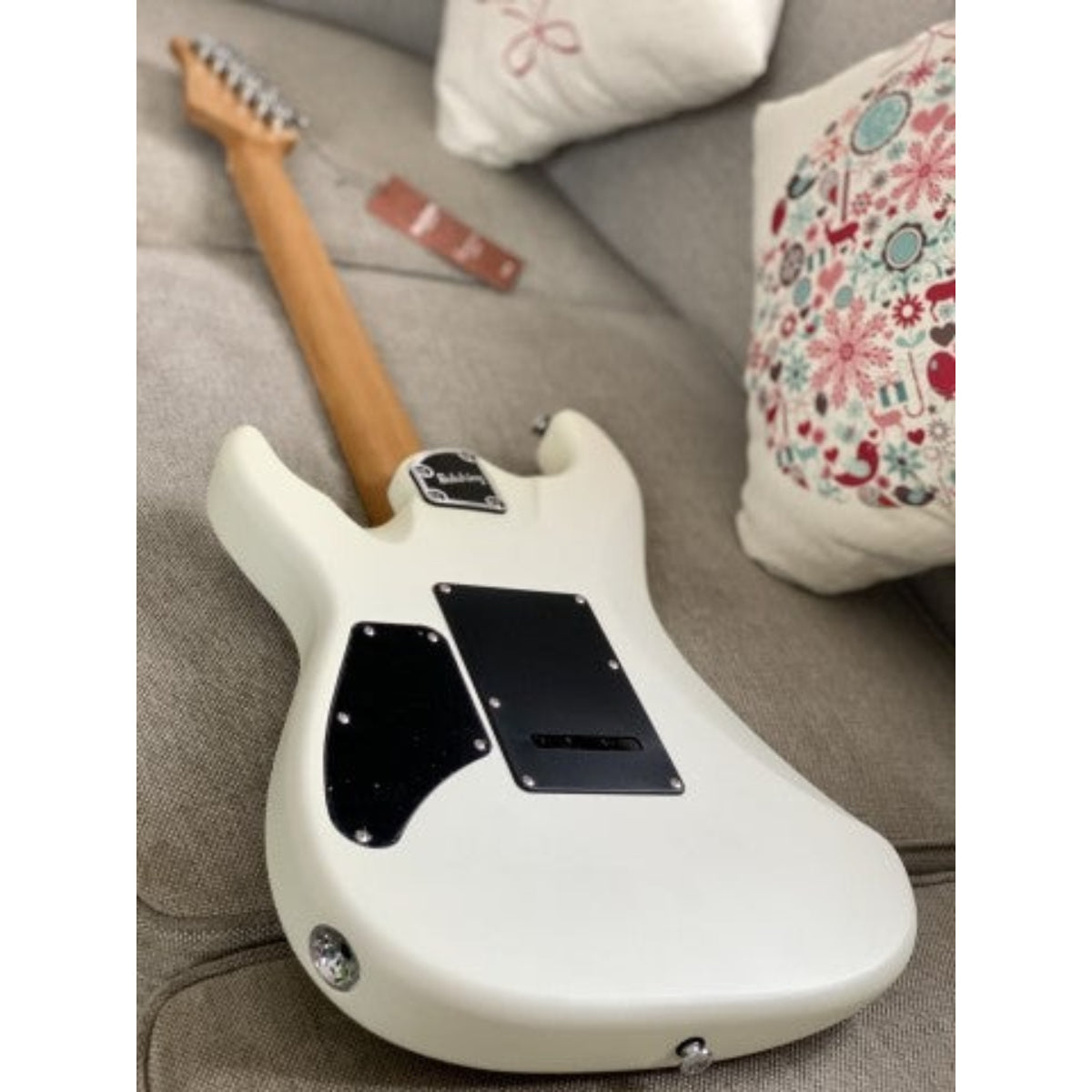 Đàn Guitar Điện Soloking MS1 Custom 24 HH, Roasted Maple Neck, Alder Body, Satin White Matte