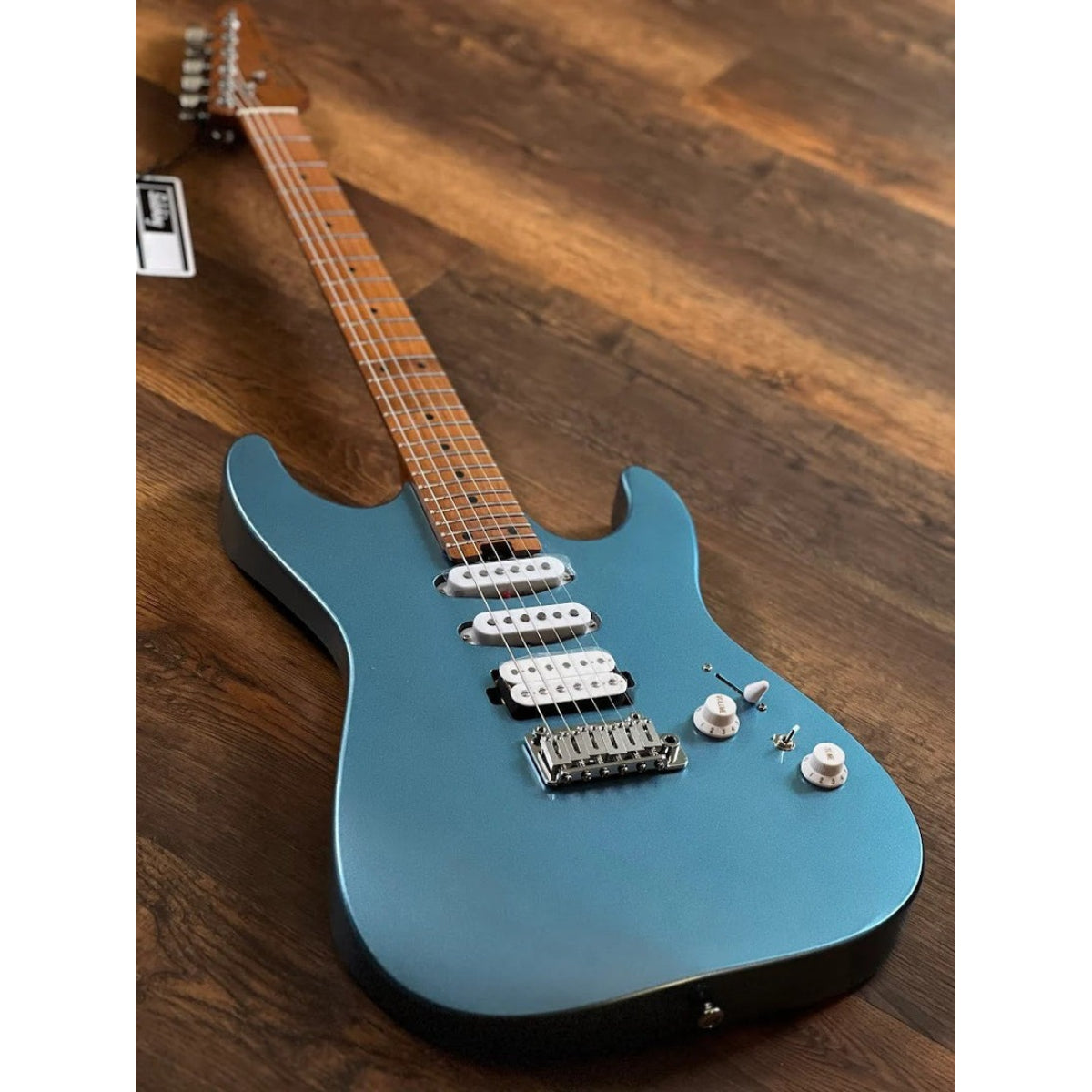 Đàn Guitar Điện Soloking MS1 Custom 24 HSS Flat Top, Ice Blue Metallic Nafiri Special Run