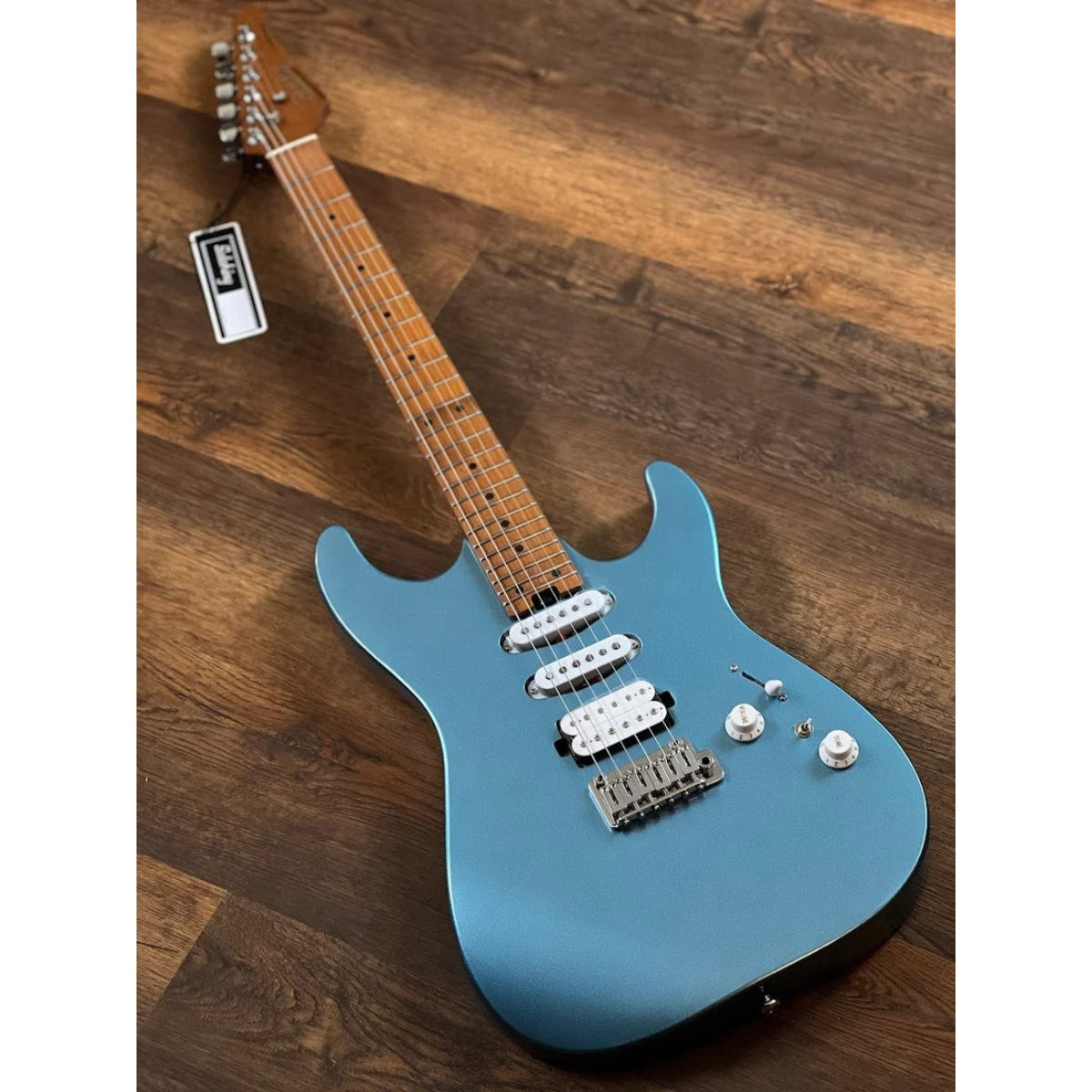 Đàn Guitar Điện Soloking MS1 Custom 24 HSS Flat Top, Ice Blue Metallic Nafiri Special Run