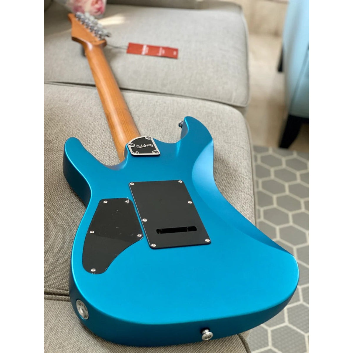 Đàn Guitar Điện Soloking MS1 Custom 24 HSS Flat Top, Satin Blue Matte Nafiri Special Run
