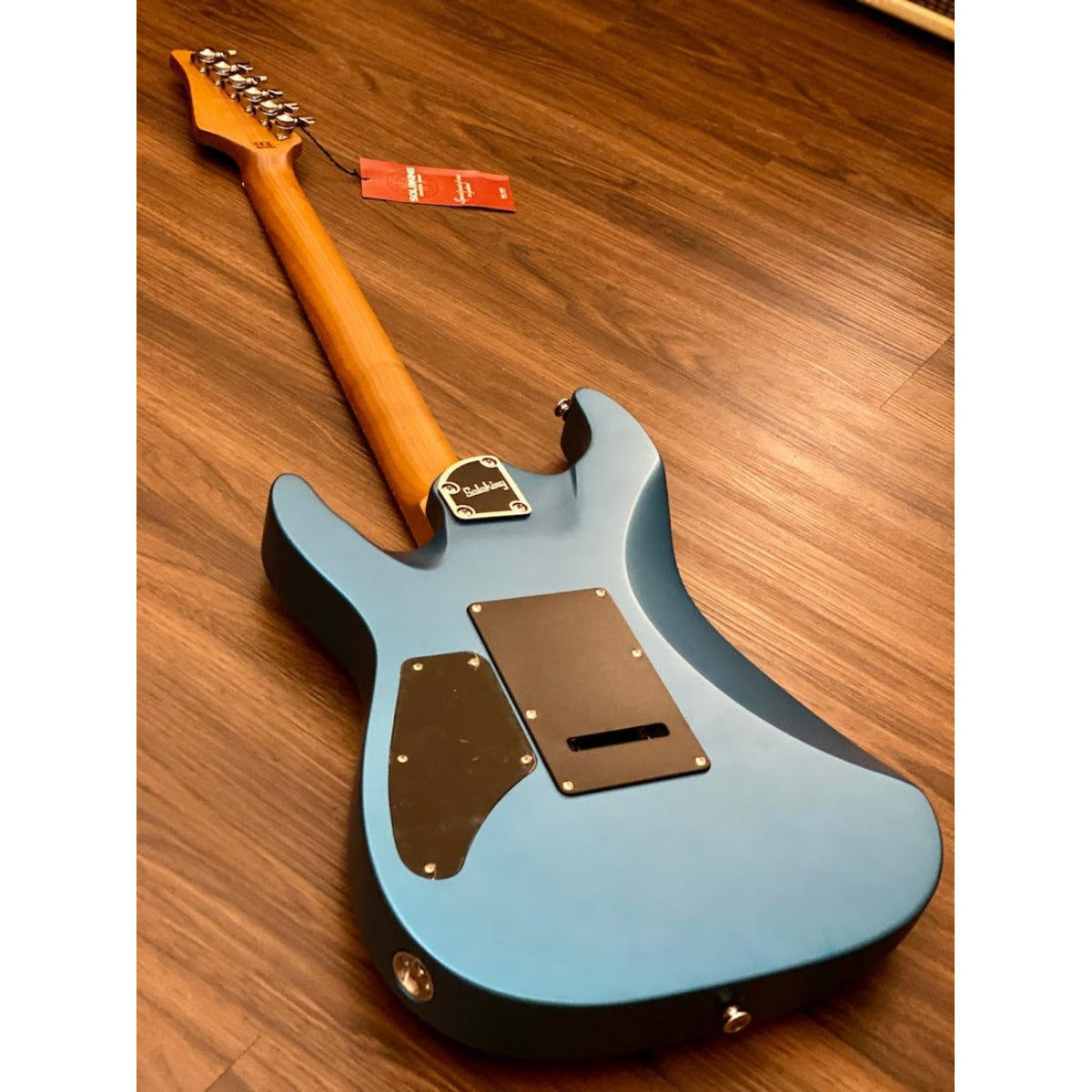 Đàn Guitar Điện Soloking MS1 Custom 24 HSS Flat Top, Satin Electric Blue Nafiri Special Run