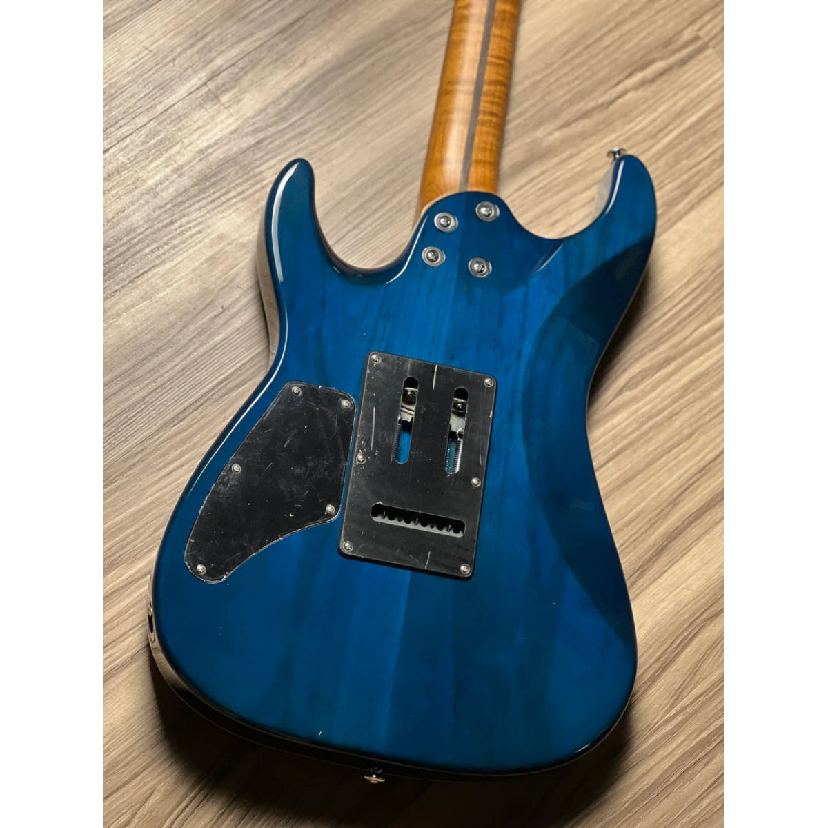 Đàn Guitar Điện Soloking MS1 Custom 24 HSS Quilt FMN, Turquoise Wakesurf JESCAR