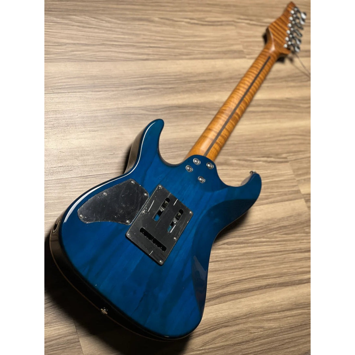 Đàn Guitar Điện Soloking MS1 Custom 24 HSS Quilt FMN, Turquoise Wakesurf JESCAR