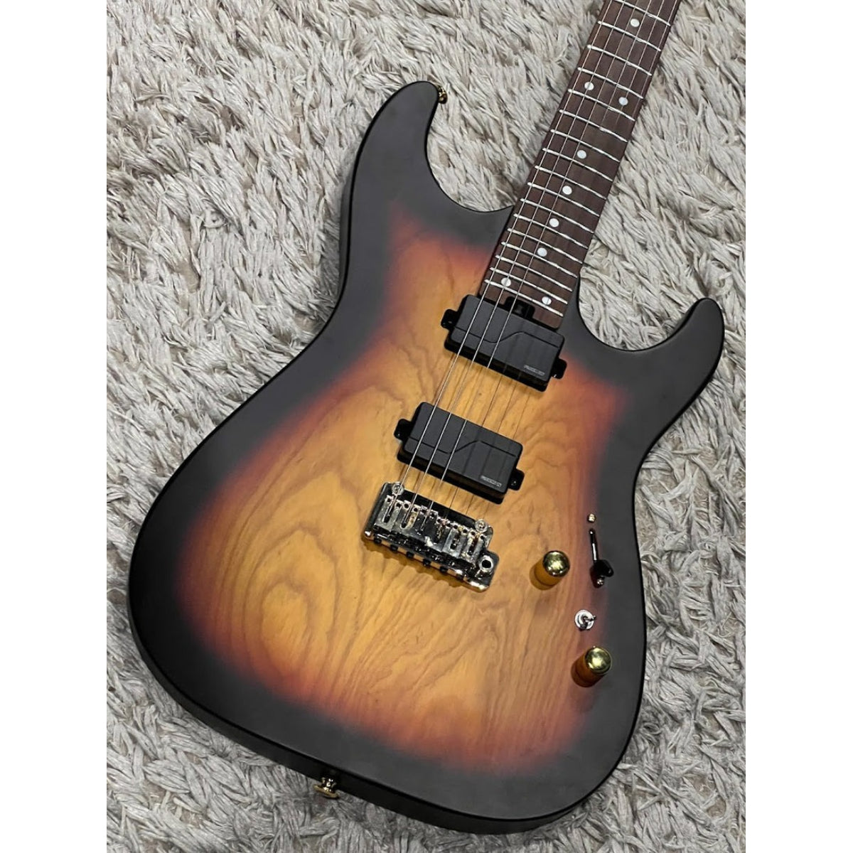 Đàn Guitar Điện Soloking MS1 Custom MOD 24 HH Ash Flat Top, Fishman Fluence, Tri Fade Burst