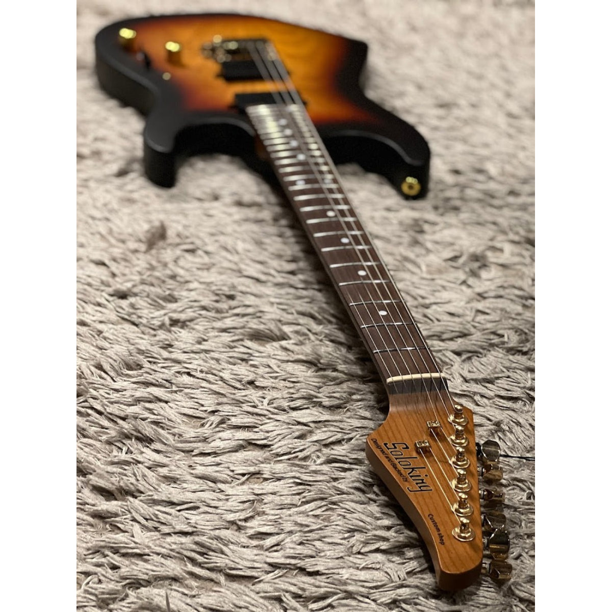 Đàn Guitar Điện Soloking MS1 Custom MOD 24 HH Ash Flat Top, Fishman Fluence, Tri Fade Burst