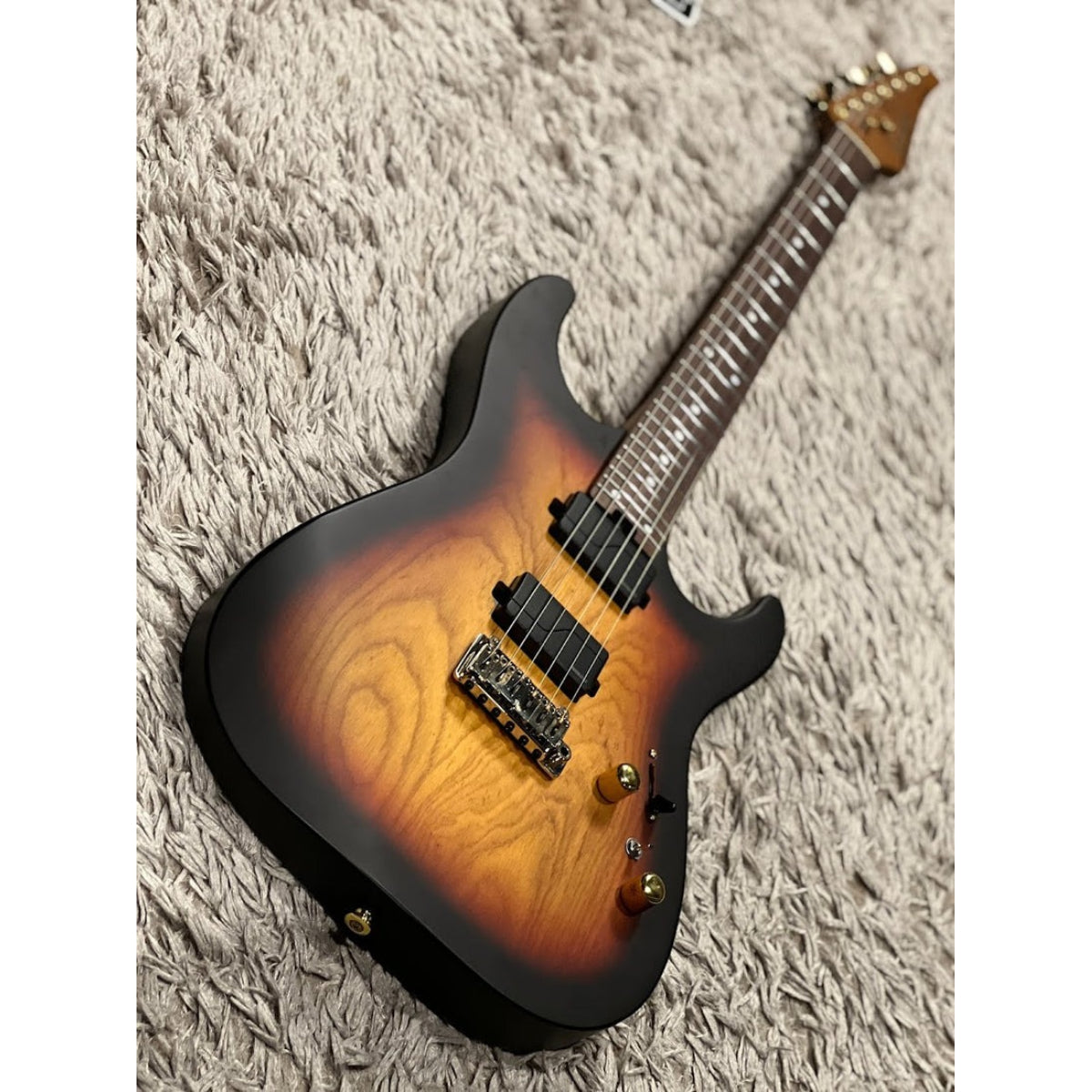 Đàn Guitar Điện Soloking MS1 Custom MOD 24 HH Ash Flat Top, Fishman Fluence, Tri Fade Burst