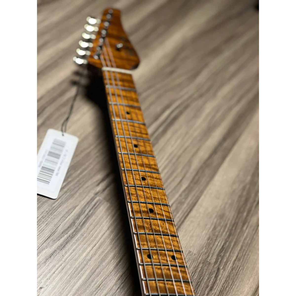 Đàn Guitar Điện Soloking MS1 FM 22 Artisan FMN, Roasted Flame Maple Neck, Amber