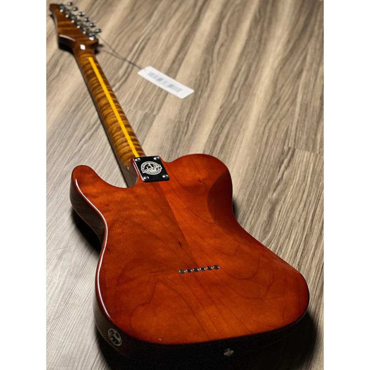 Đàn Guitar Điện Soloking MS1 FM 22 Artisan FMN, Roasted Flame Maple Neck, Amber