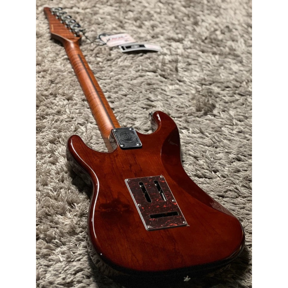 Đàn Guitar Điện Soloking MS1 FM Artisan, Roasted Flame Maple Neck, Bourbon Burst Nafiri Special Run