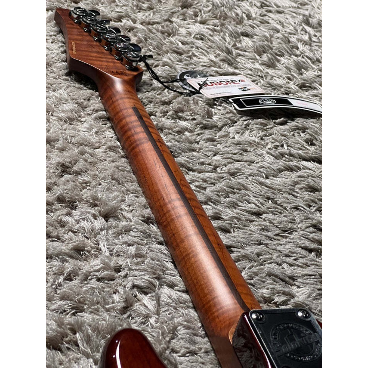 Đàn Guitar Điện Soloking MS1 FM Artisan, Roasted Flame Maple Neck, Bourbon Burst Nafiri Special Run