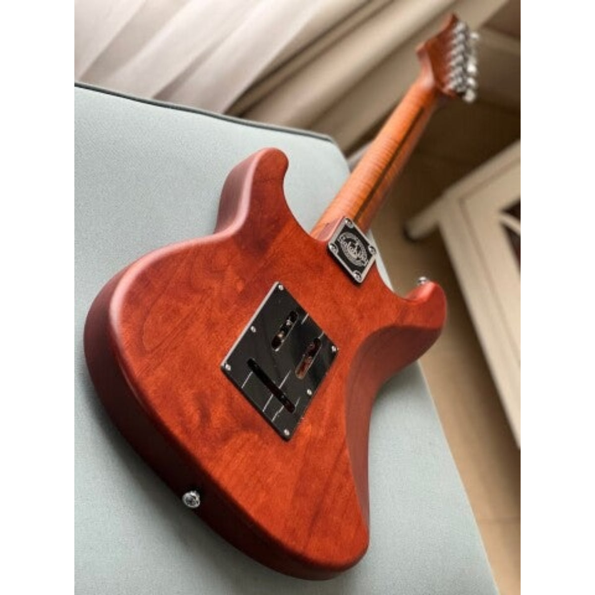 Đàn Guitar Điện Soloking MS1 FM Artisan, Roasted Flame Neck, Caramel Nafiri Special Run