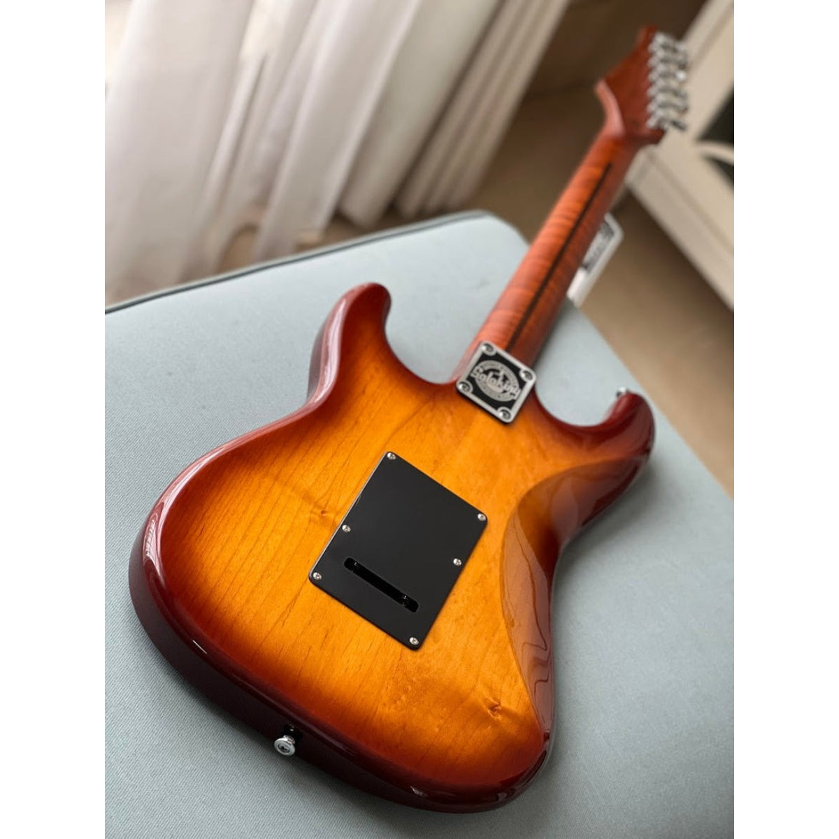 Đàn Guitar Điện Soloking MS1 FM Artisan, Roasted Flame Neck, Honeyburst Gloss Nafiri Special Run (Copy)