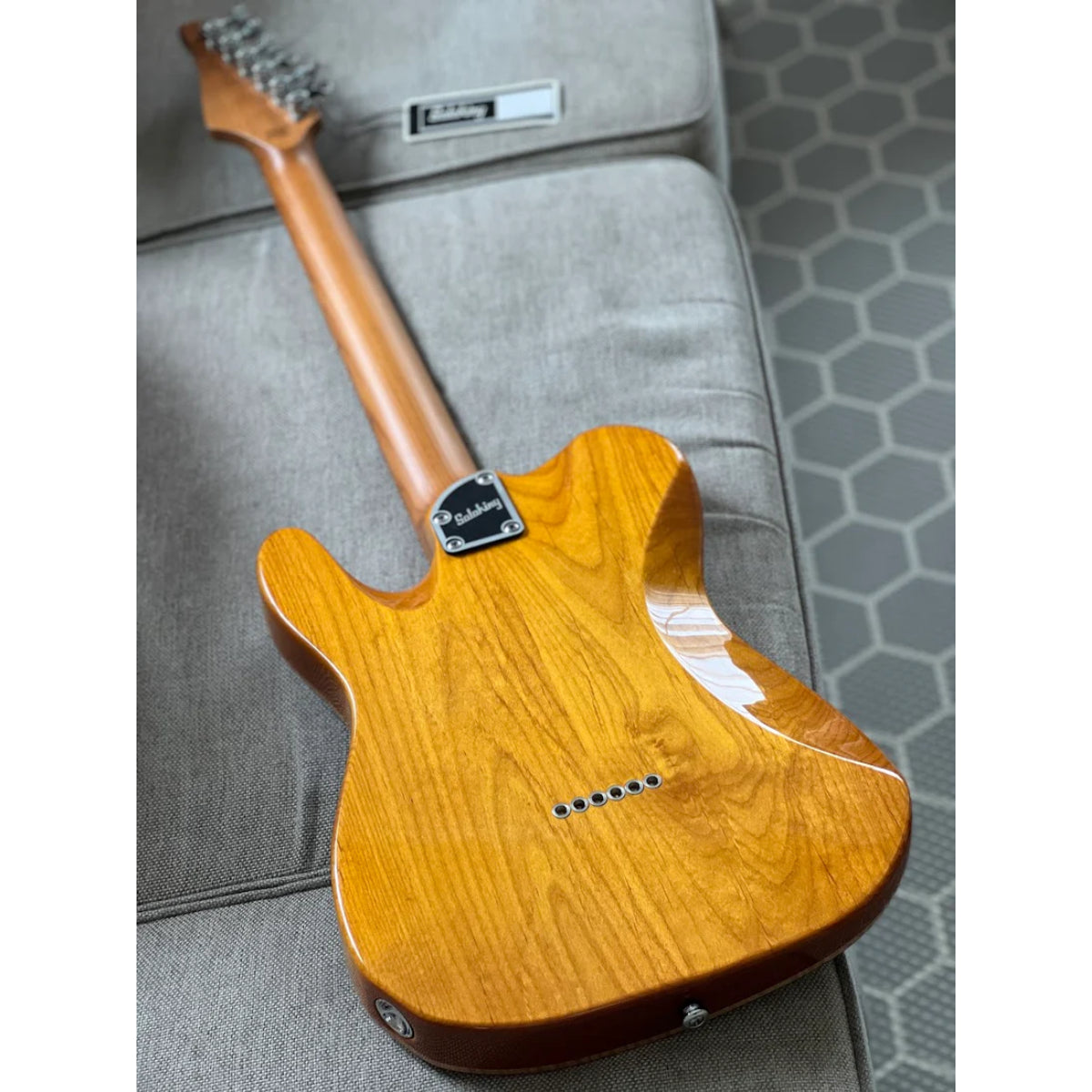 Đàn Guitar Điện Soloking MS1 FM Artisan, Solid 5A Flame Top, Honeyburst