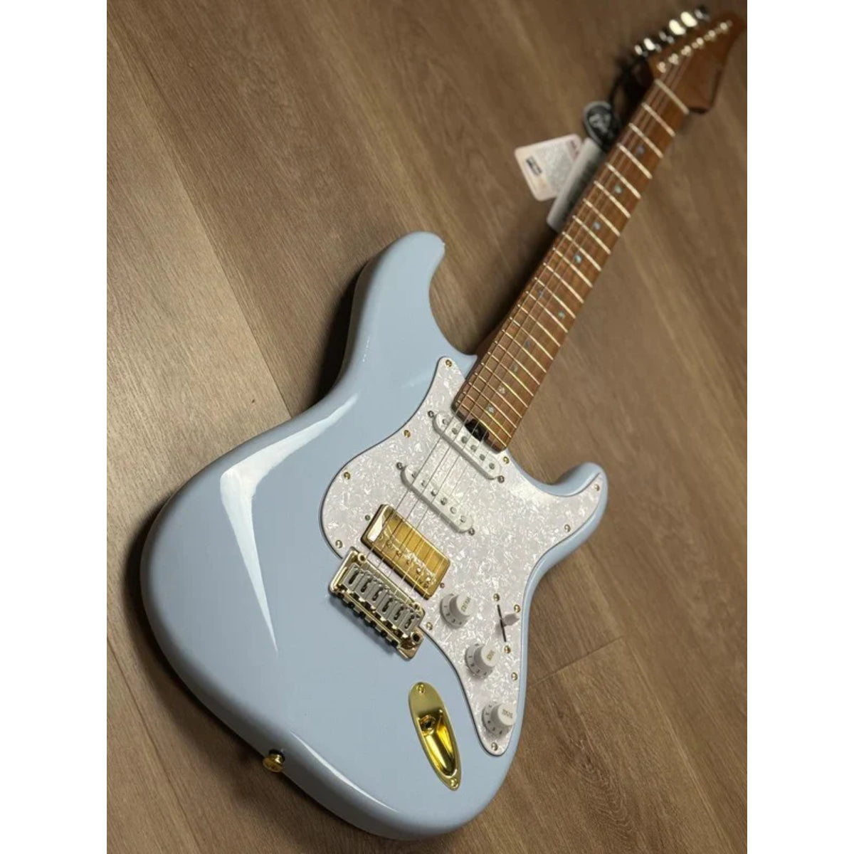 Đàn Guitar Điện Soloking MS1 FMN Artisan, Roasted Flame Maple Neck, Faded Sonic Blue JESCAR