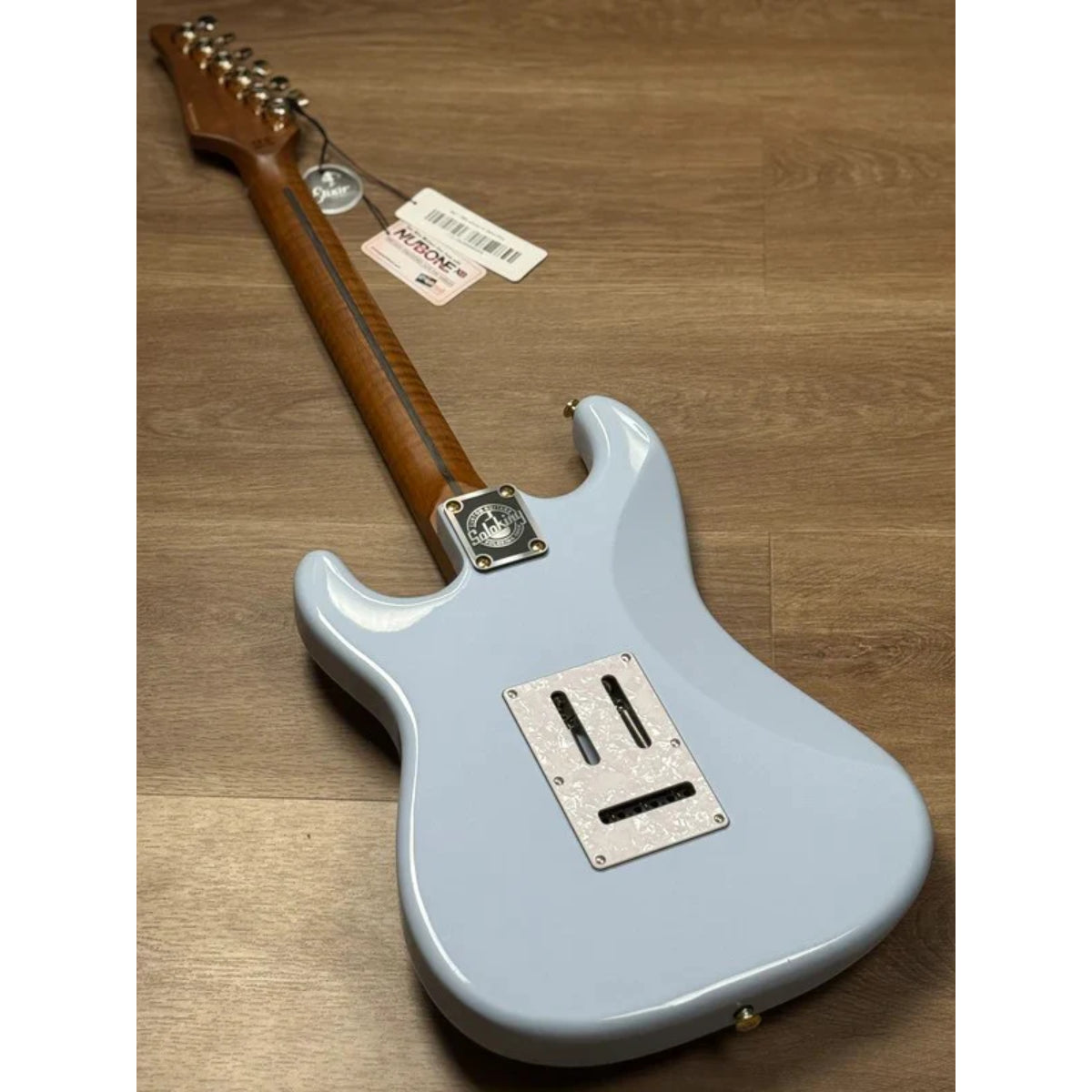 Đàn Guitar Điện Soloking MS1 FMN Artisan, Roasted Flame Maple Neck, Faded Sonic Blue JESCAR