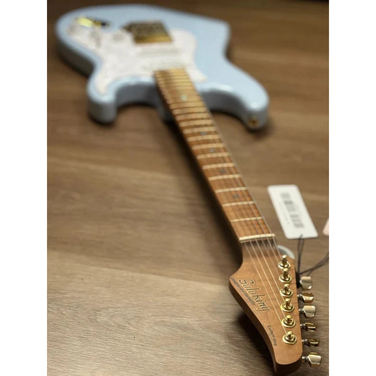 Đàn Guitar Điện Soloking MS1 FMN Artisan, Roasted Flame Maple Neck, Faded Sonic Blue JESCAR