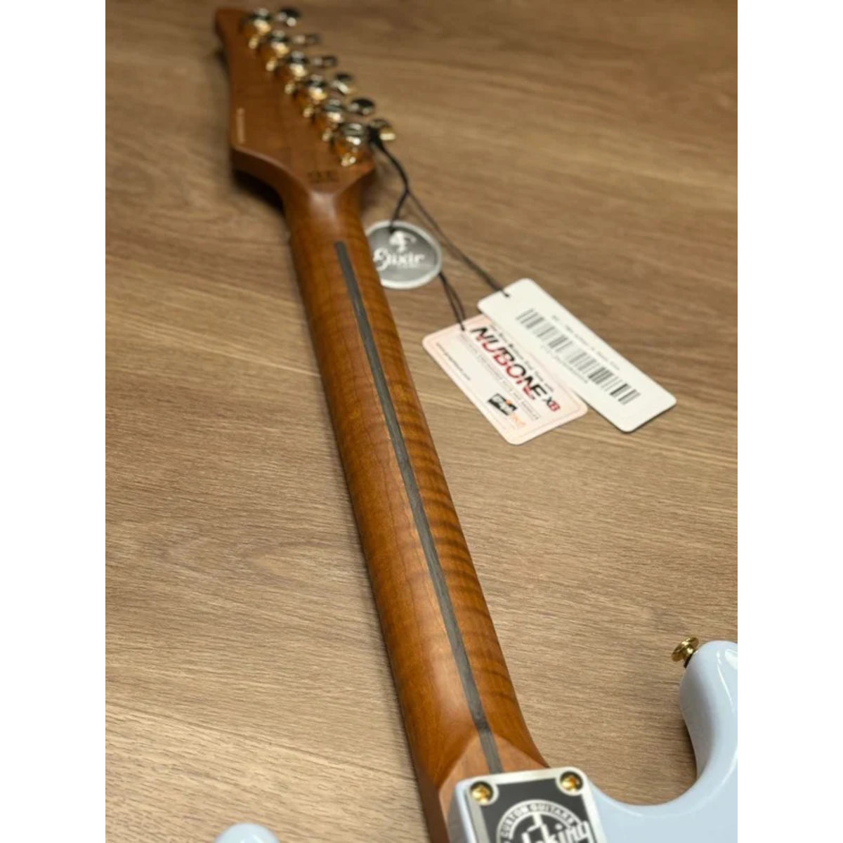 Đàn Guitar Điện Soloking MS1 FMN Artisan, Roasted Flame Maple Neck, Faded Sonic Blue JESCAR