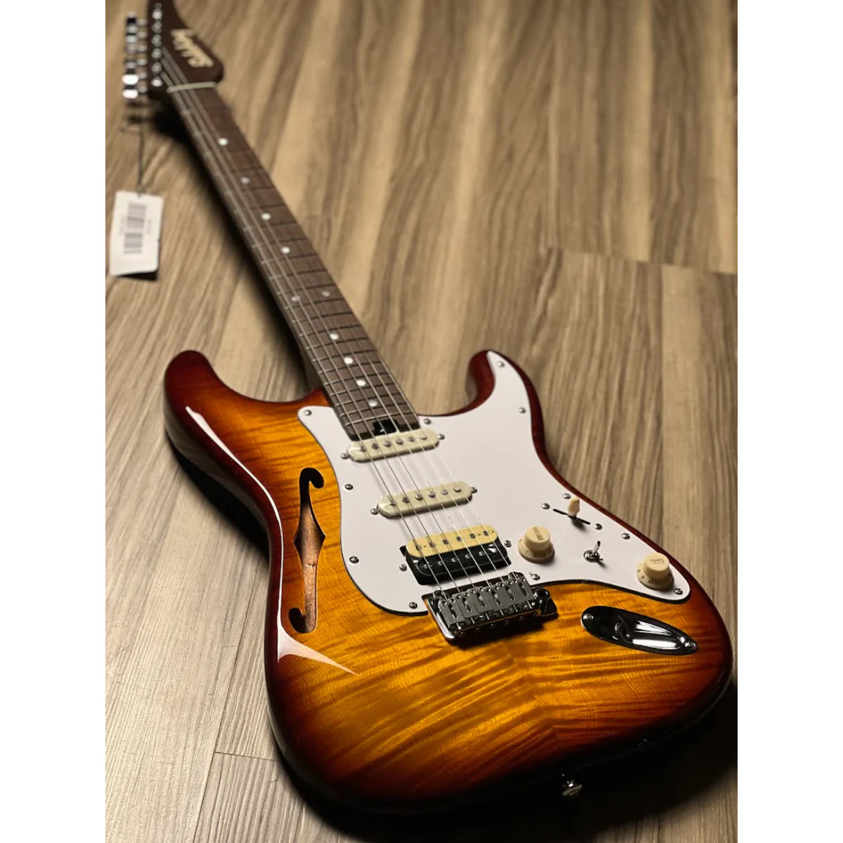 Đàn Guitar Điện Soloking MS1 Thinline Artisan, One Piece Wenge Neck, Violin Burst Nafiri Special Run