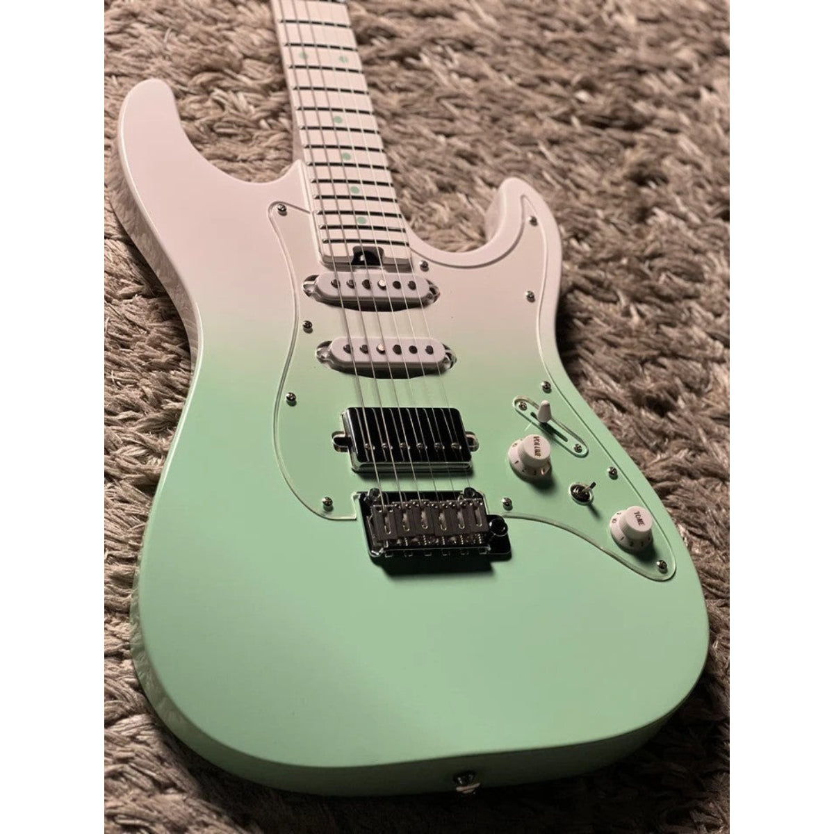 Đàn Guitar Điện Soloking MS2 Special, Light Green Fade, White Neck Summer Season Limited Edition