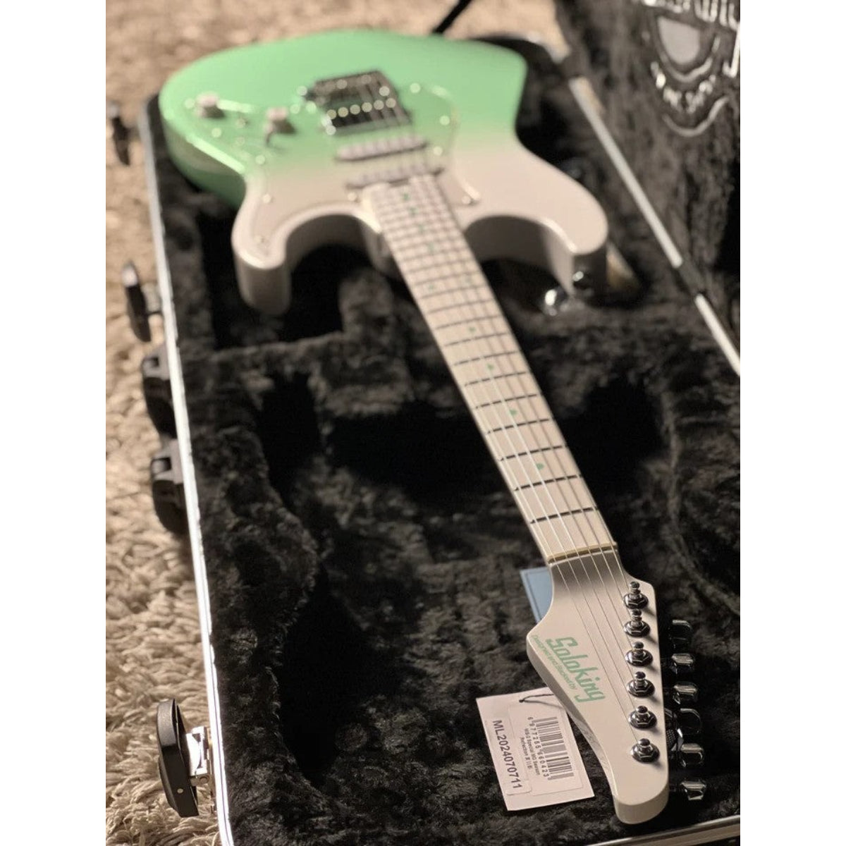 Đàn Guitar Điện Soloking MS2 Special, Light Green Fade, White Neck Summer Season Limited Edition
