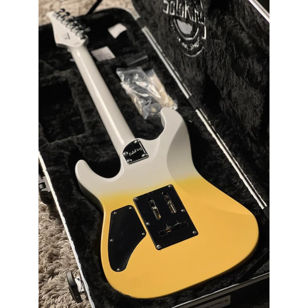 Đàn Guitar Điện Soloking MS2 Special, Lime Yellow Fade, White Neck Autumn Season Limited Edition
