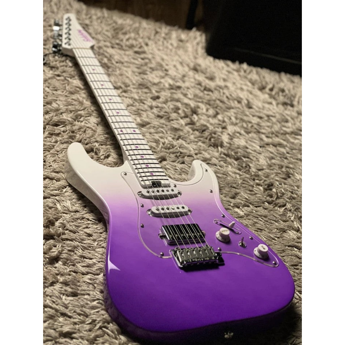 Đàn Guitar Điện Soloking MS2 Special, Royal Purple Fade, White Neck Limited Edition