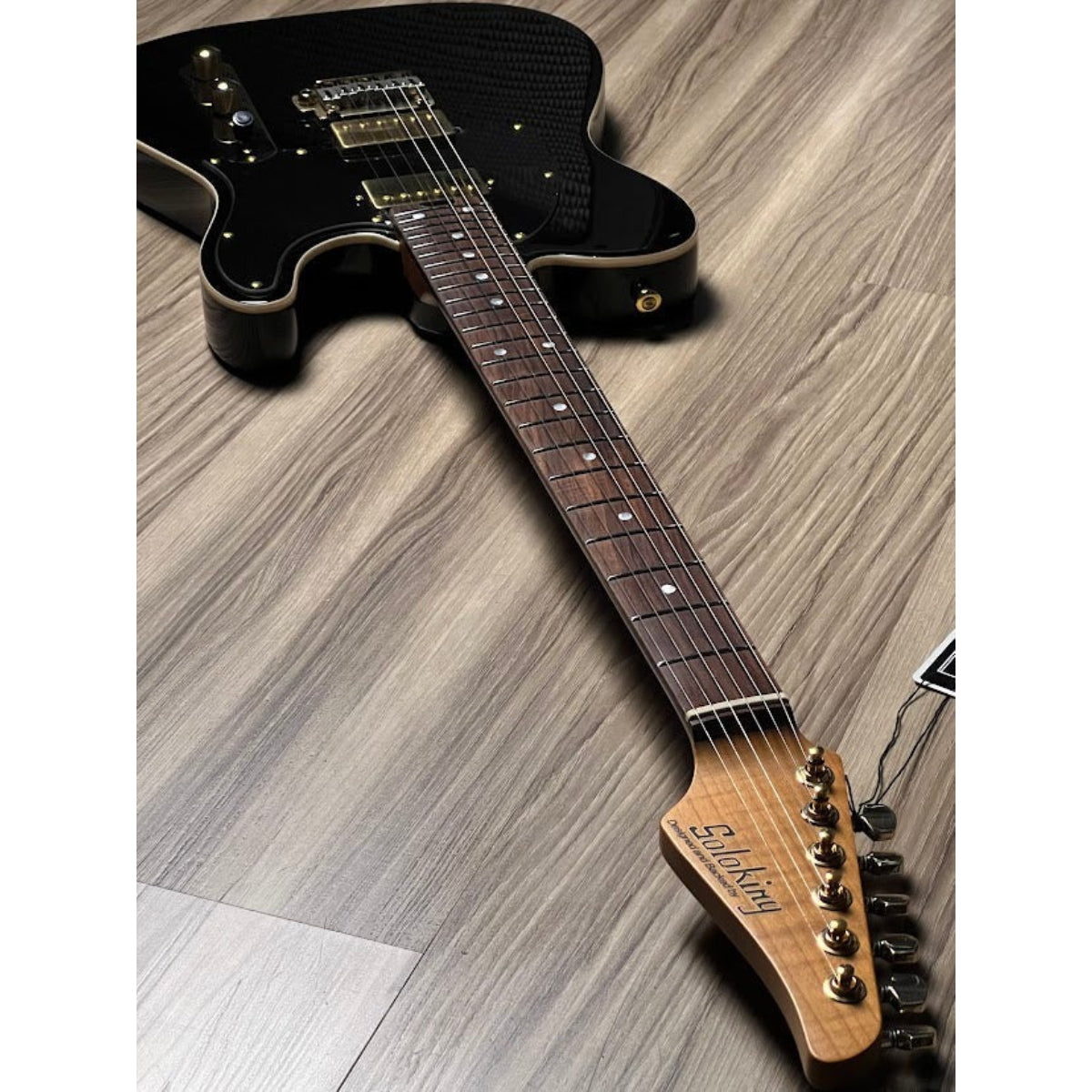 Đàn Guitar Điện Soloking MT1 24 HH, Rosewood FB, Black Beauty Nafiri Special Run JESCAR