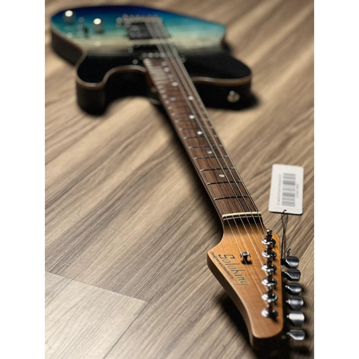 Đàn Guitar Điện Soloking MT1 Custom 22 HSS Quilt, Rosewood FB, Ocean Storm Double Wipeout JESCAR