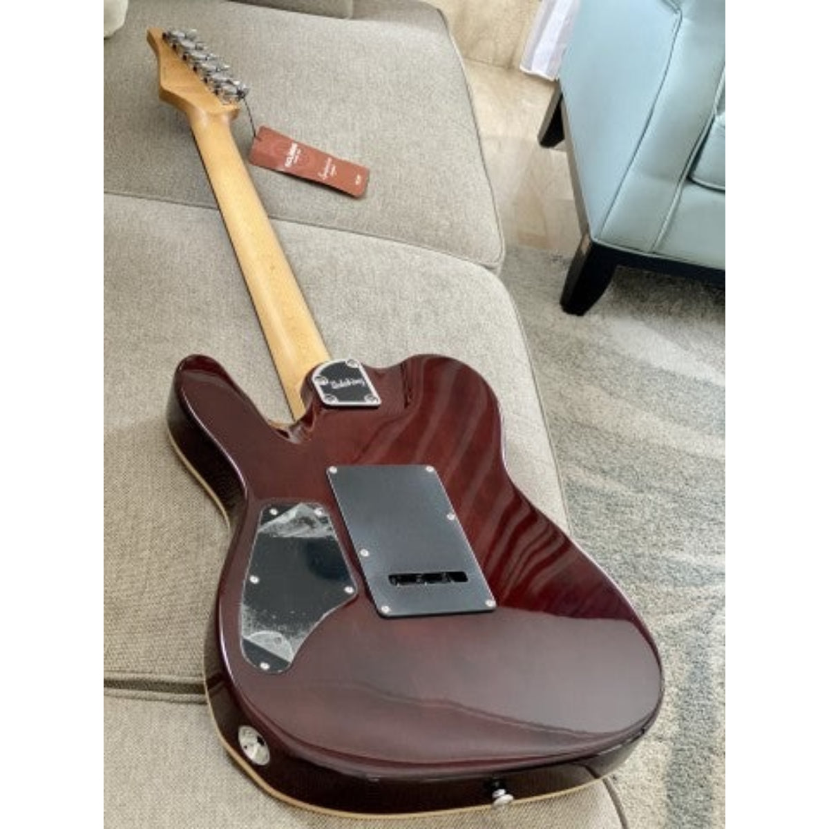 Đàn Guitar Điện Soloking MT1 Custom 24 Flame, Roasted Neck, Rosewood FB, Seethru Purple Magenta