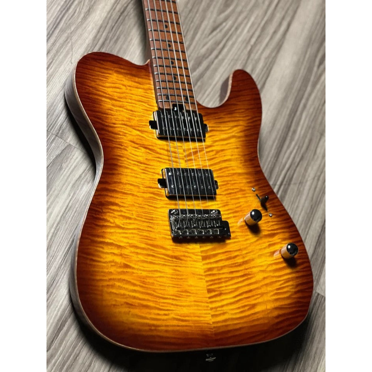 Đàn Guitar Điện Soloking MT1 Custom 24 HH MKII, Bengal Burst