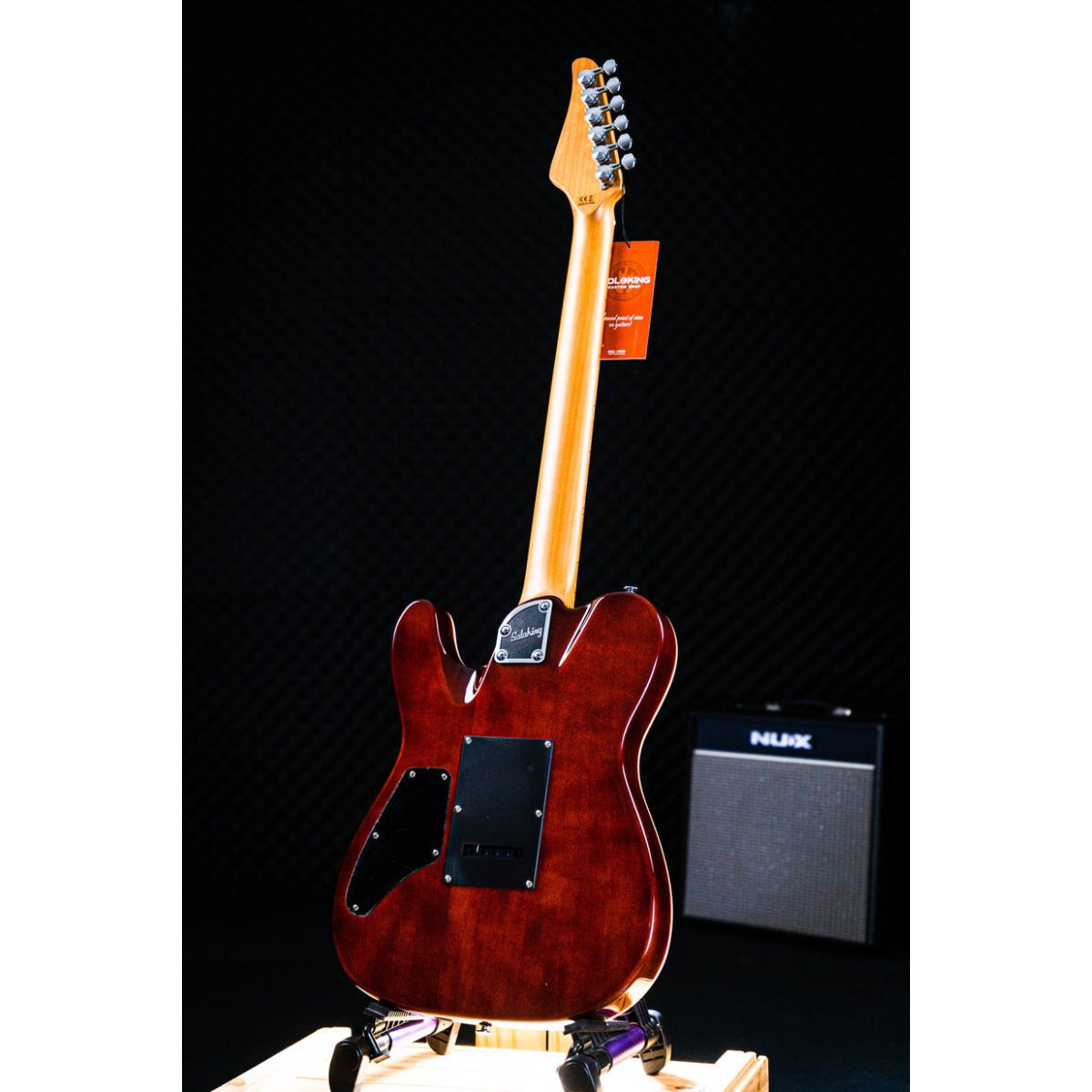 Đàn Guitar Điện Soloking MT1 Custom 24 Quilt, Roasted Maple Neck and FB, Seethru Magenta