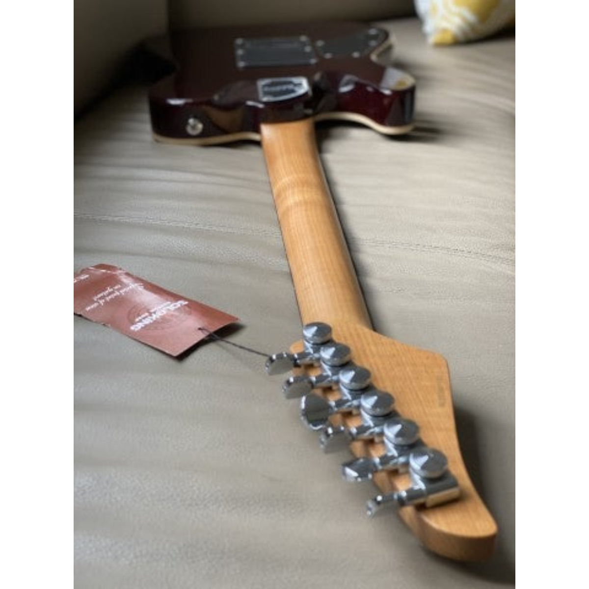 Đàn Guitar Điện Soloking MT1 Custom 24 Quilt, Roasted Neck, Rosewood FB, Seethru Black