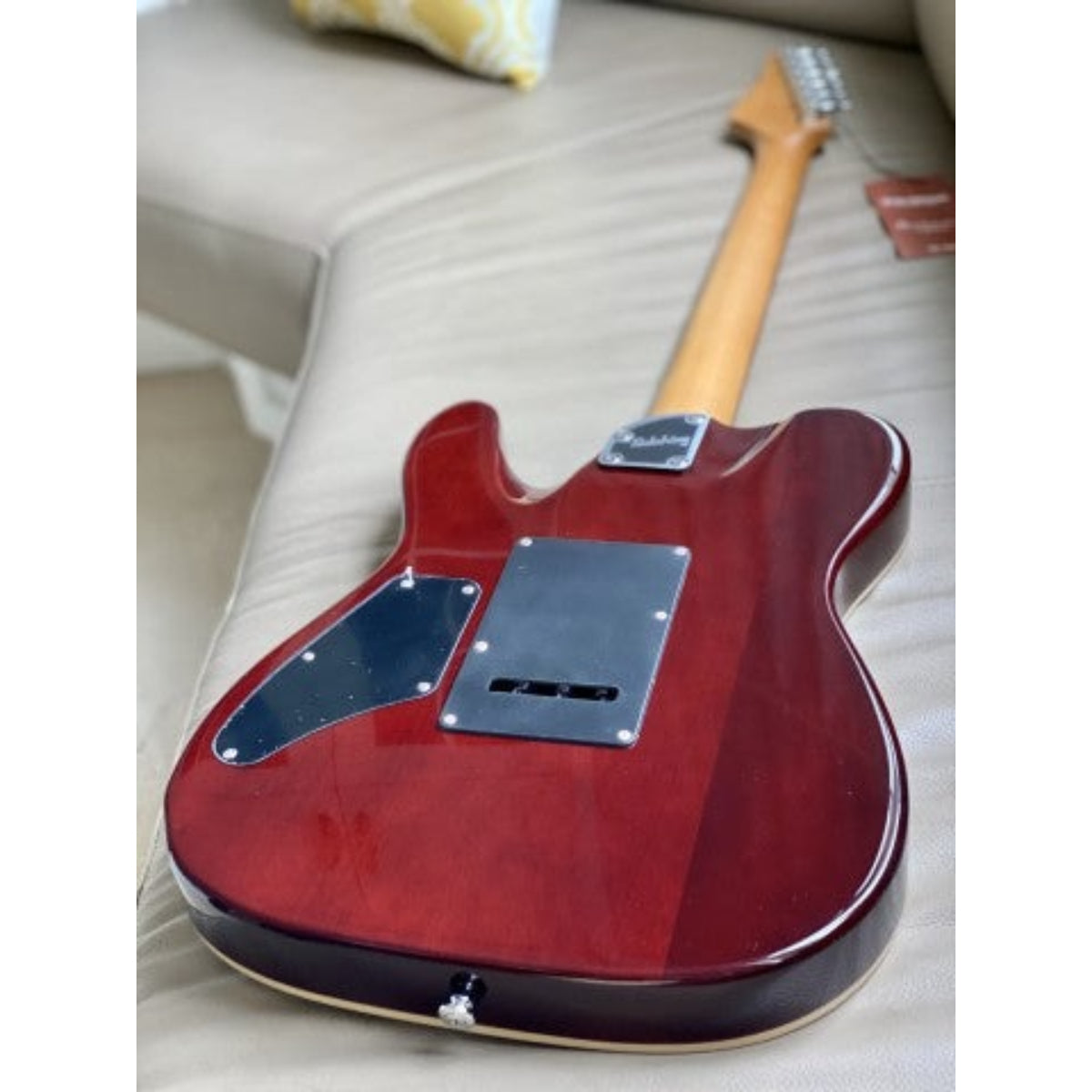 Đàn Guitar Điện Soloking MT1 Custom 24 Quilt, Roasted Neck, Rosewood FB, Seethru Blue