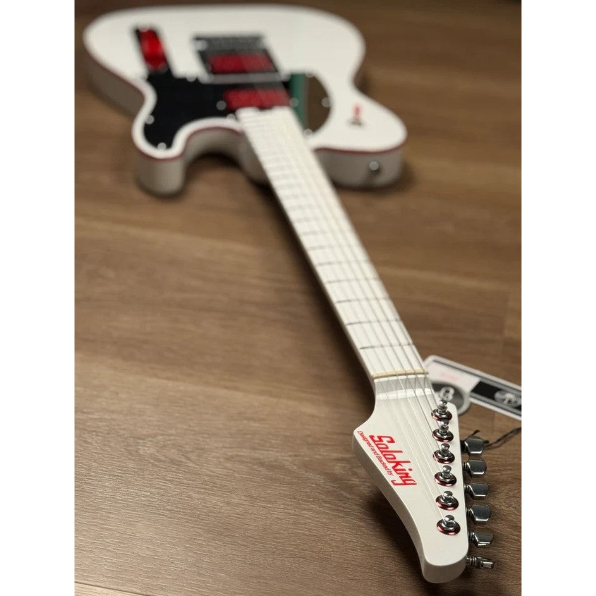 Đàn Guitar Điện Soloking MT1 Custom Lithography, Artic White