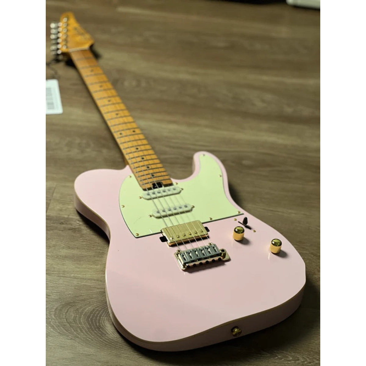 Đàn Guitar Điện Soloking MT1 Deluxe 22 HSS, Gold Hardware, Shell Pink Nafiri Special Run JESCAR