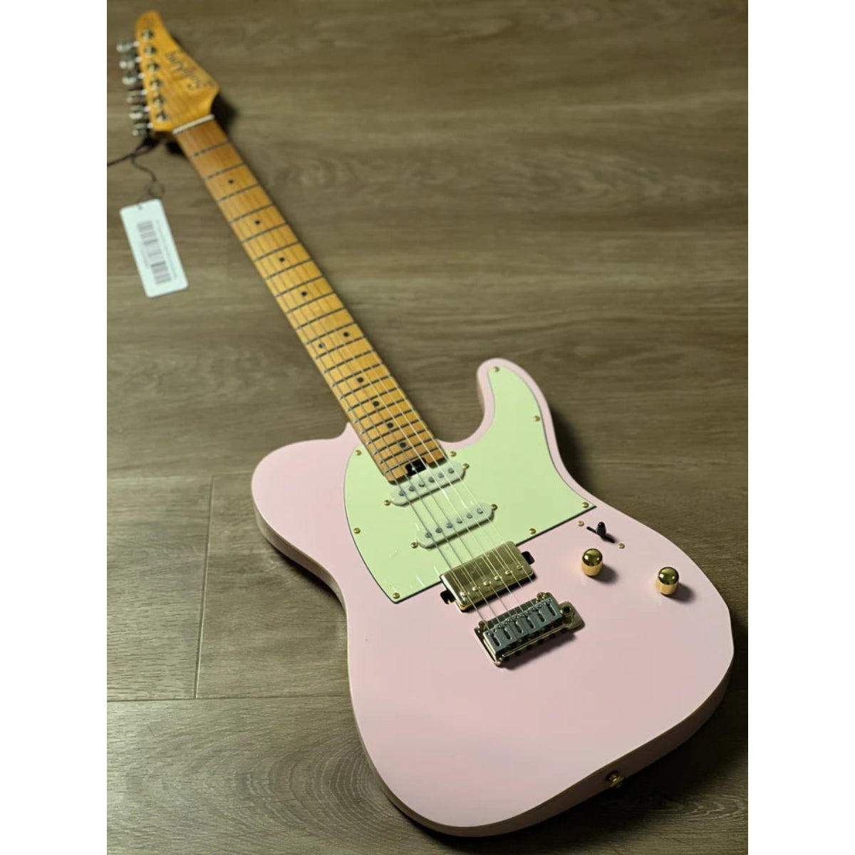 Đàn Guitar Điện Soloking MT1 Deluxe 22 HSS, Gold Hardware, Shell Pink Nafiri Special Run JESCAR