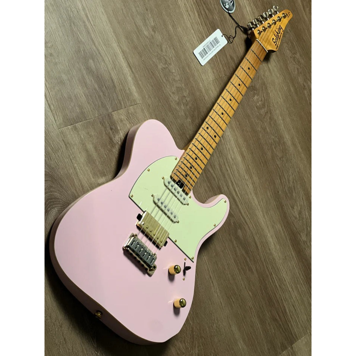 Đàn Guitar Điện Soloking MT1 Deluxe 22 HSS, Gold Hardware, Shell Pink Nafiri Special Run JESCAR