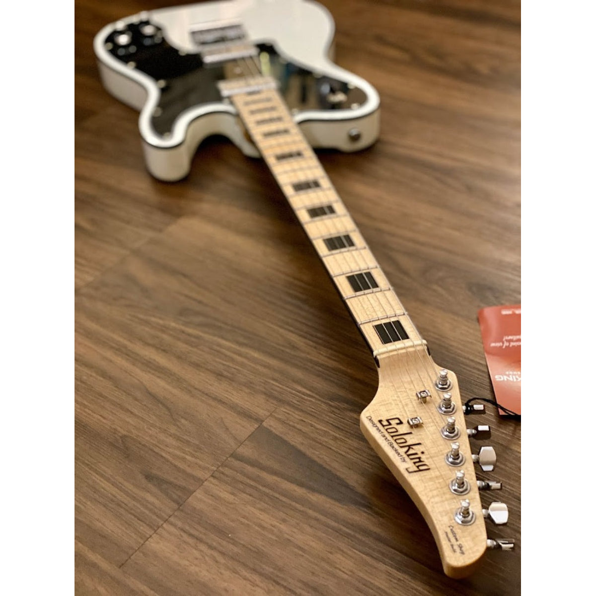 Đàn Guitar Điện Soloking MT1 Deluxe 70, Olympic White