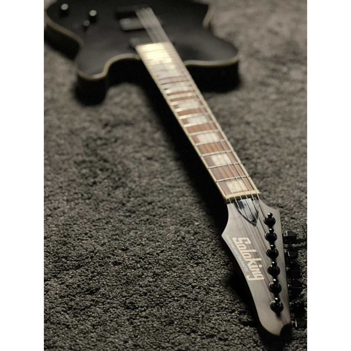Đàn Guitar Điện Soloking MT1 Deluxe HH 24 Neck Thru MOD, EMG 8185, Satin Black Matte Nafiri Special Run
