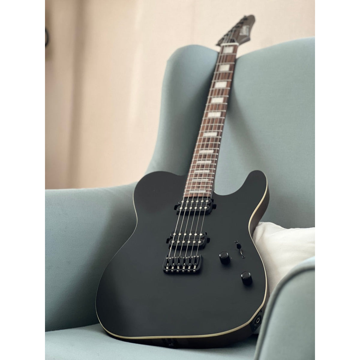 Đàn Guitar Điện Soloking MT1 Deluxe HH 24 Neck Thru, Satin Black Matte Nafiri Special Run