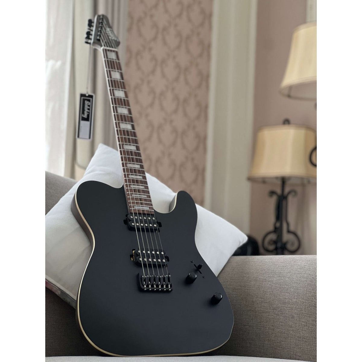 Đàn Guitar Điện Soloking MT1 Deluxe HH 24 Neck Thru, Satin Black Matte Nafiri Special Run