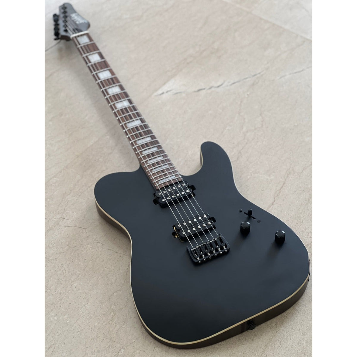 Đàn Guitar Điện Soloking MT1 Deluxe HH 24 Neck Thru, Satin Black Matte Nafiri Special Run
