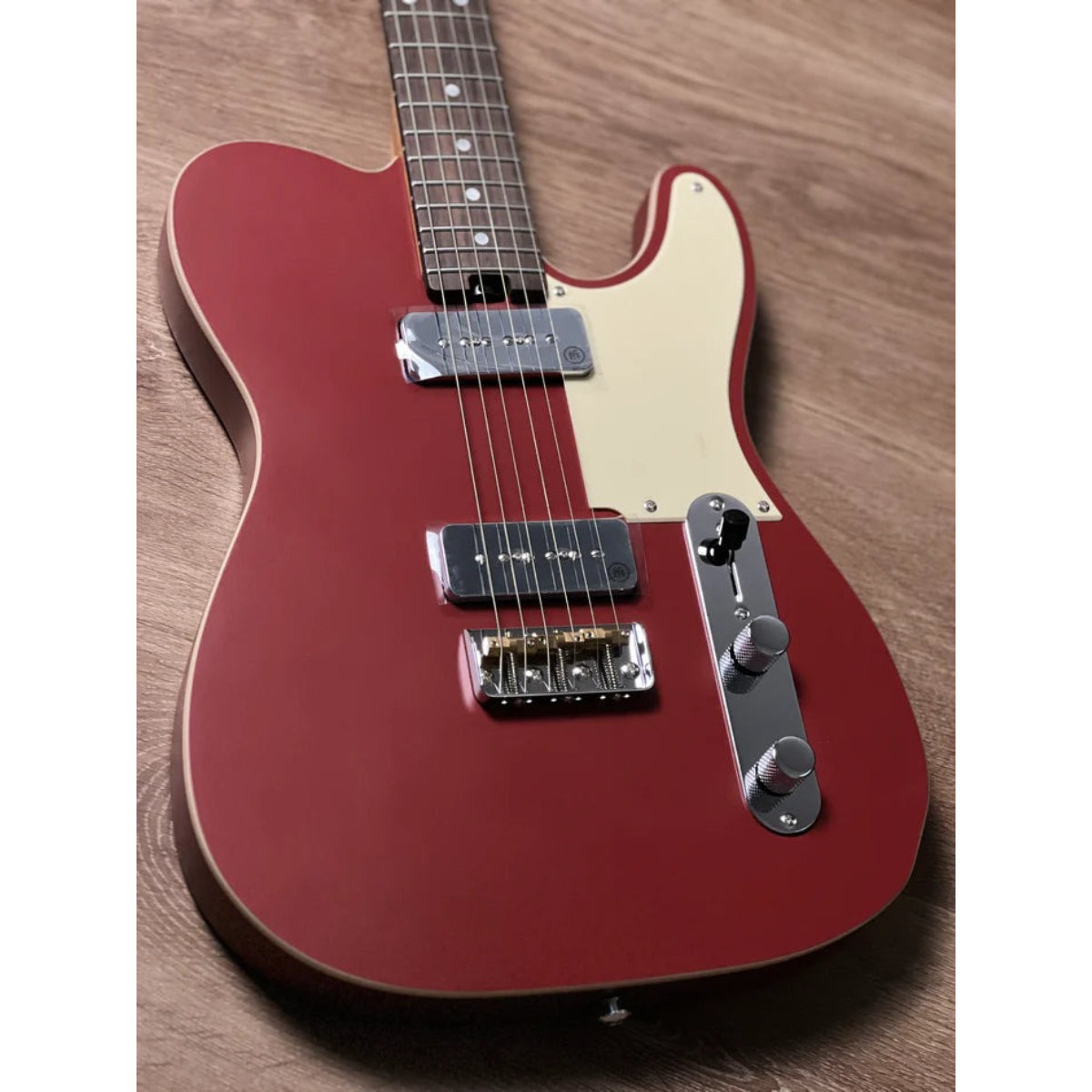 Đàn Guitar Điện Soloking MT1 Deluxe P90, Wine Red